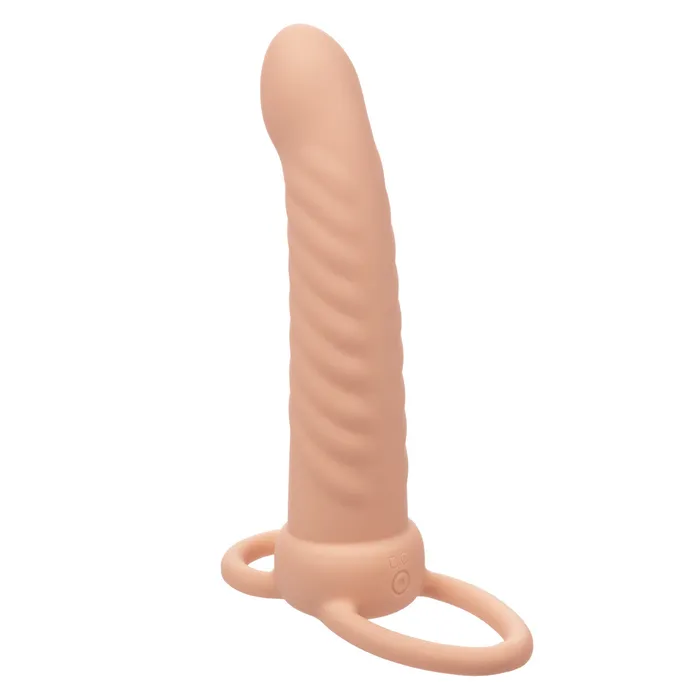 Calexotics Female Sex Toys Performance Maxx Rechargeable Ribbed Dual Penetrator Calexotics Female Sex Toys Performance Maxx Rechargeable Ribbed Dual Penetrator