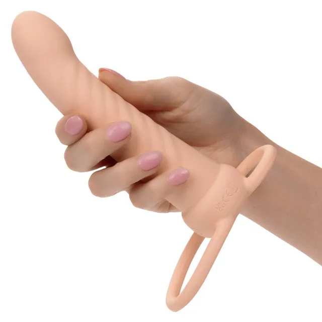 Calexotics Female Sex Toys Performance Maxx Rechargeable Ribbed Dual Penetrator