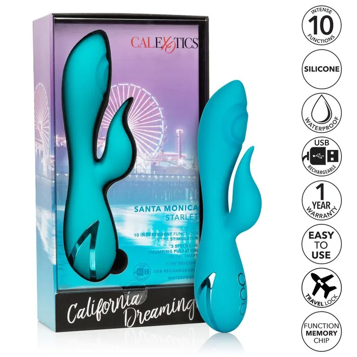 CALIFORNIA EXOTIC NOVELTIES Vibrators CALIFORNIA DREAMING SANTA MONICA STARLET