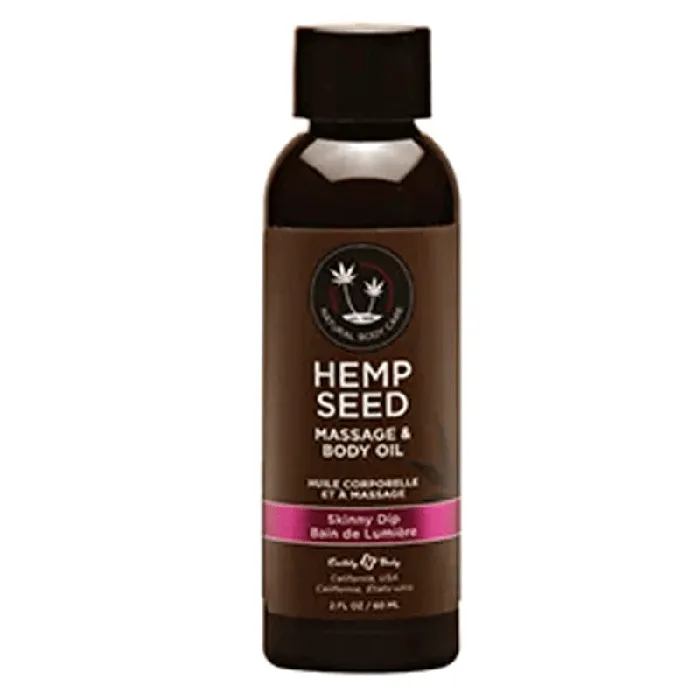 Couples Earthly Body Earthly Body Hemp Seed Massage Oil Skinny Dip