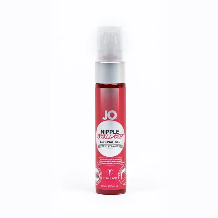 Couples System JO System JO Nipple Titillator Electric Strawberry Arousal Gel