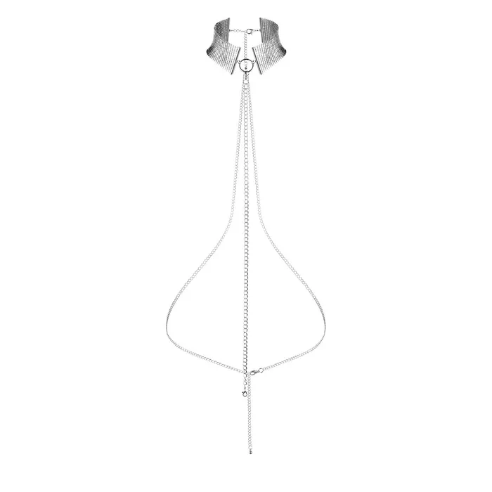 Desir Metallique Collar in Silver Bijoux Indiscrets Female Sex Toys