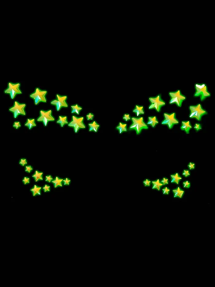 Dildos Leg Avenue Celeste Glow in the Dark Face Jewels Sticker