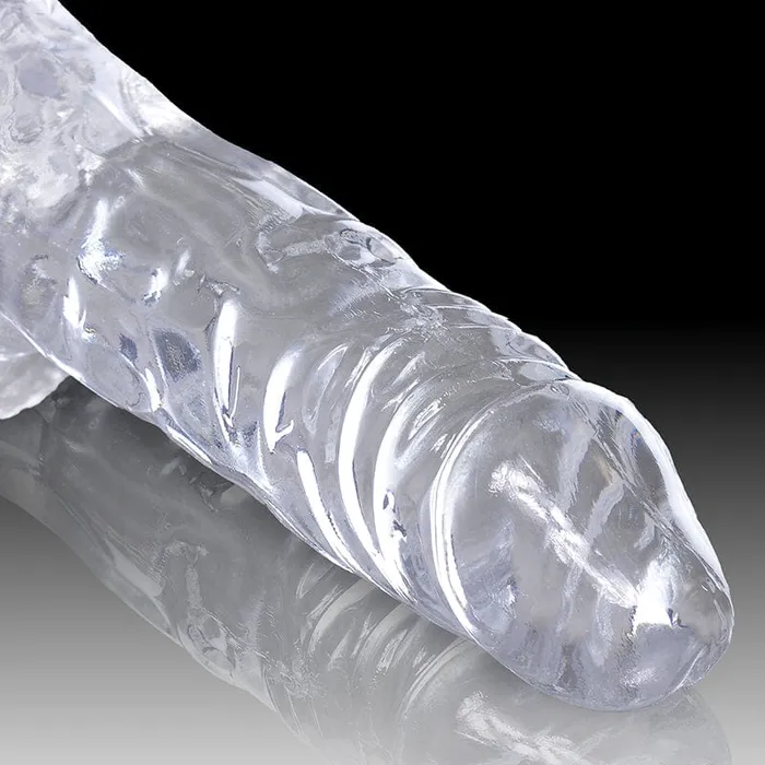Dildos Pipedream Products King Cock Clear 4 Cock With Balls Pipedream Products