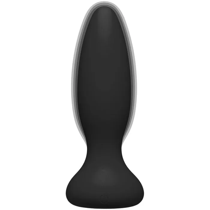 Doc Johnson APlay Experienced Vibe Silicone Black Anal Plug with Remote Doc Johnson Anal