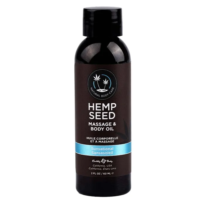 Earthly Body Couples Earthly Body Hemp Seed Massage Oil Sunsational