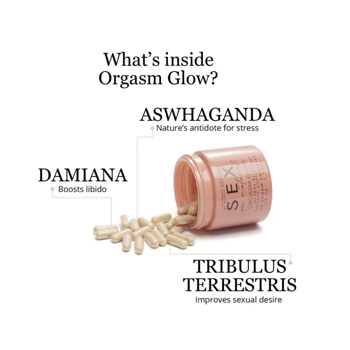 Female Sex Toys Bijoux Indiscrets Bijoux Indiscrets Sex au Naturel Orgasm Glow Pills