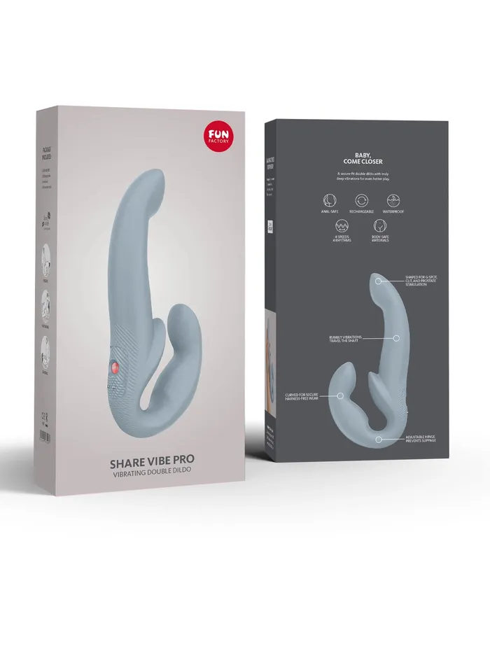 Female Sex Toys Fun Factory Fun Factory Share Vibe Pro Vibrating Strapless StrapOn