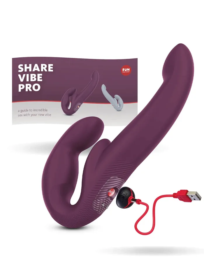 Female Sex Toys Fun Factory Fun Factory Share Vibe Pro Vibrating Strapless StrapOn