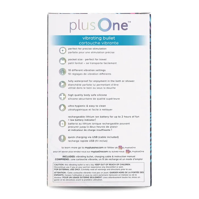 Female Sex Toys plusOne PlusOne Vibrating Bullet