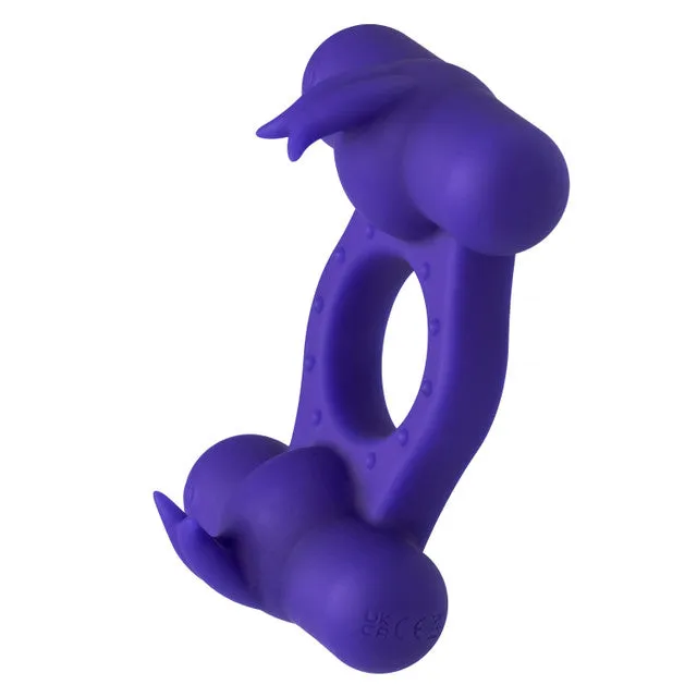 Female Sex Toys Silicone Rechargeable Triple Orgasm Enhancer Calexotics