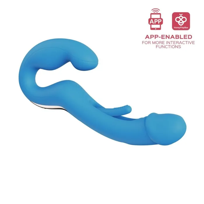 Honey Play Box Couples Honey Play Box Harmony Duo AppControlled Strapless Strap On