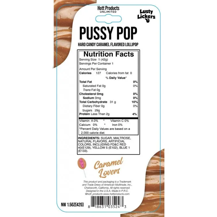 Hott Products Male Sex Toys Hott Products Lusty Lickers Pussy Pop