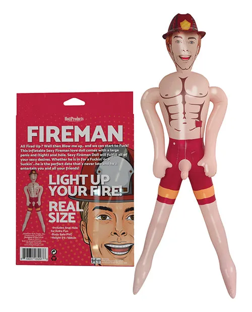 Hott Products Male Sex Toys Inflatable Party Doll Fireman
