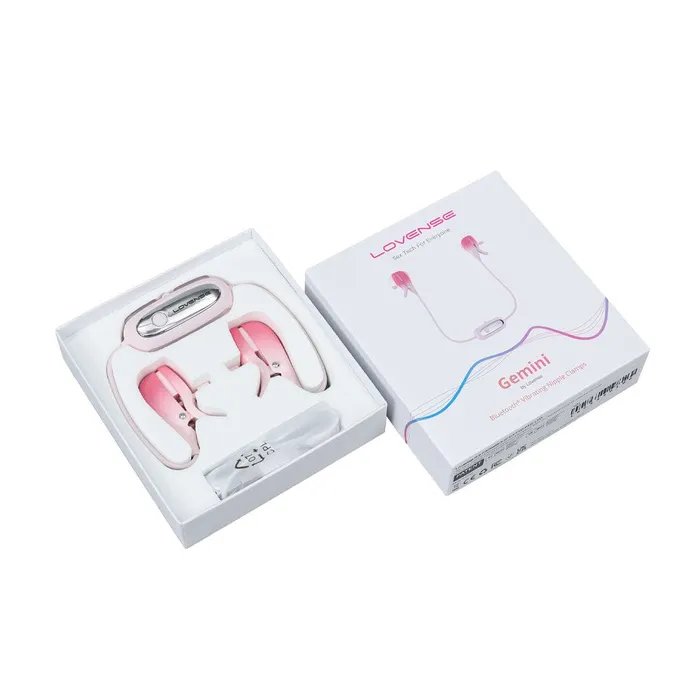 Lovense Gemini Vibrating Nipple Clamps Lovense Female Sex Toys