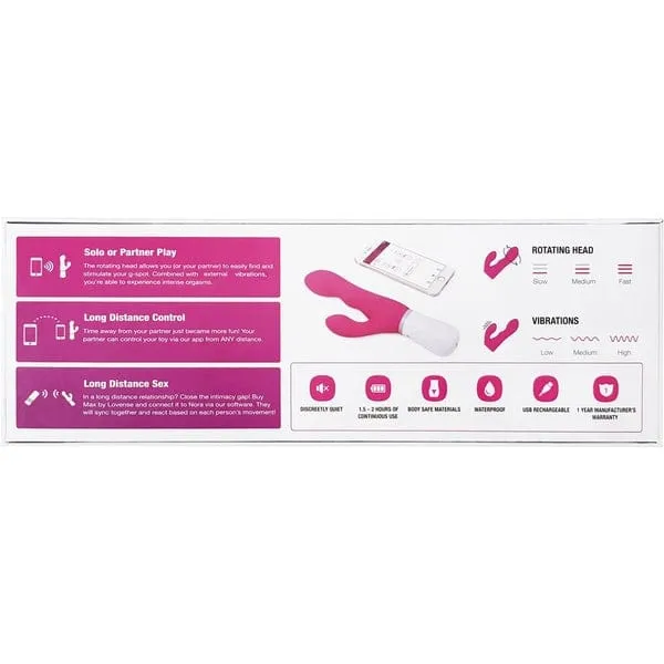 Lovense Lovense Nora Bluetooth Rabbit Vibrator Female Sex Toys