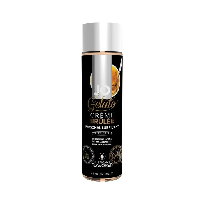 Lubricants JO Gelato Water Based Flavored Lubricant 4oz System JO