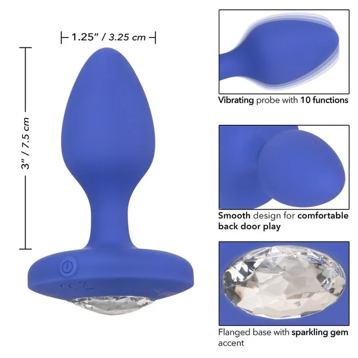 Male Sex Toys CALEXOTICS Calexotics Cheeky Gem Vibrating Probe Medium