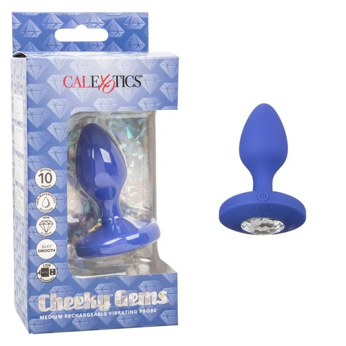 Male Sex Toys CALEXOTICS Calexotics Cheeky Gem Vibrating Probe Medium