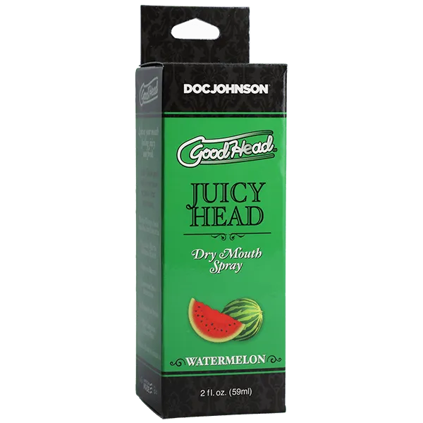 Male Sex Toys Doc Johnson GoodHead Juicy Head Dry Mouth Spray Watermelon Doc Johnson