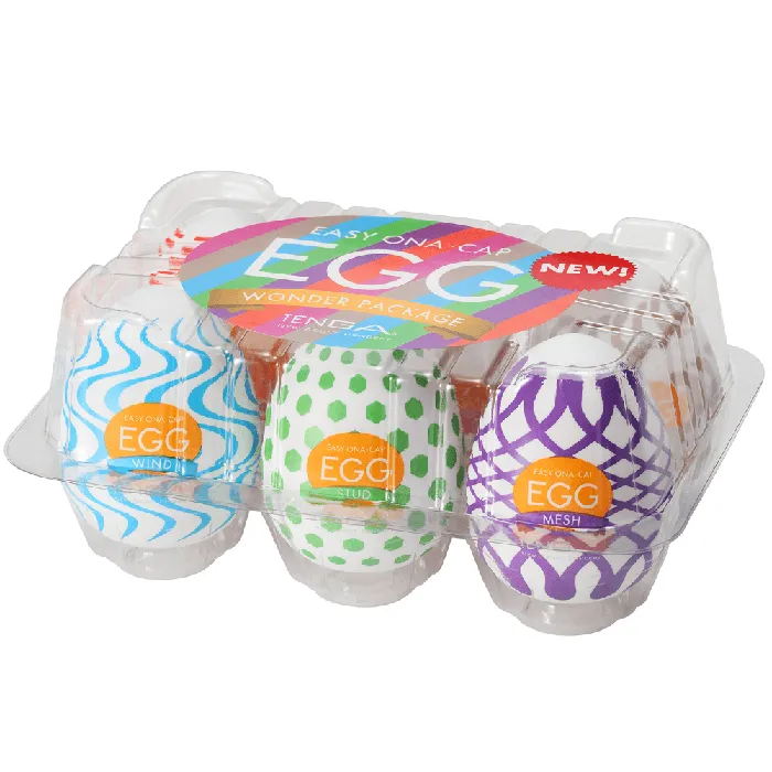 Male Sex Toys Tenga Tenga Egg Wonder Pack of 6