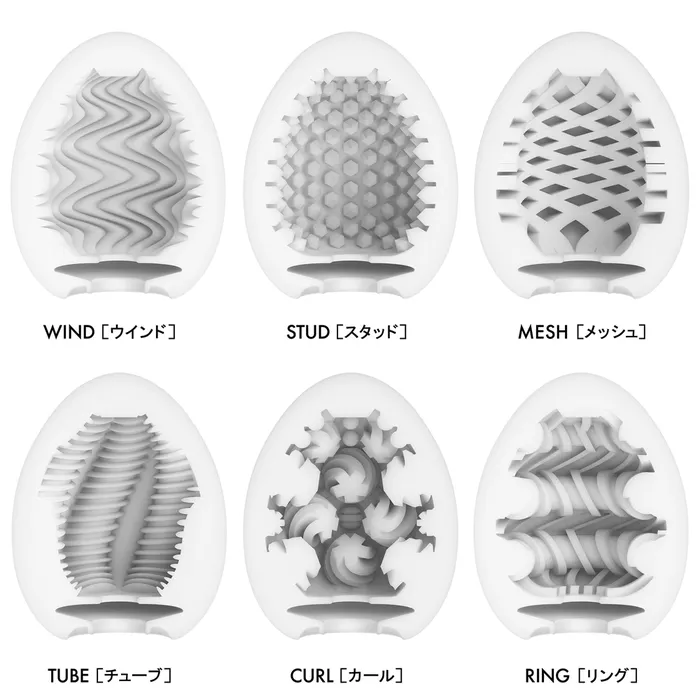 Male Sex Toys Tenga Tenga Egg Wonder Pack of 6