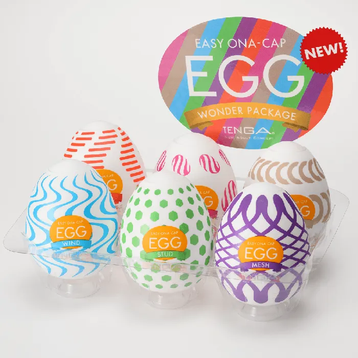 Male Sex Toys Tenga Tenga Egg Wonder Pack of 6