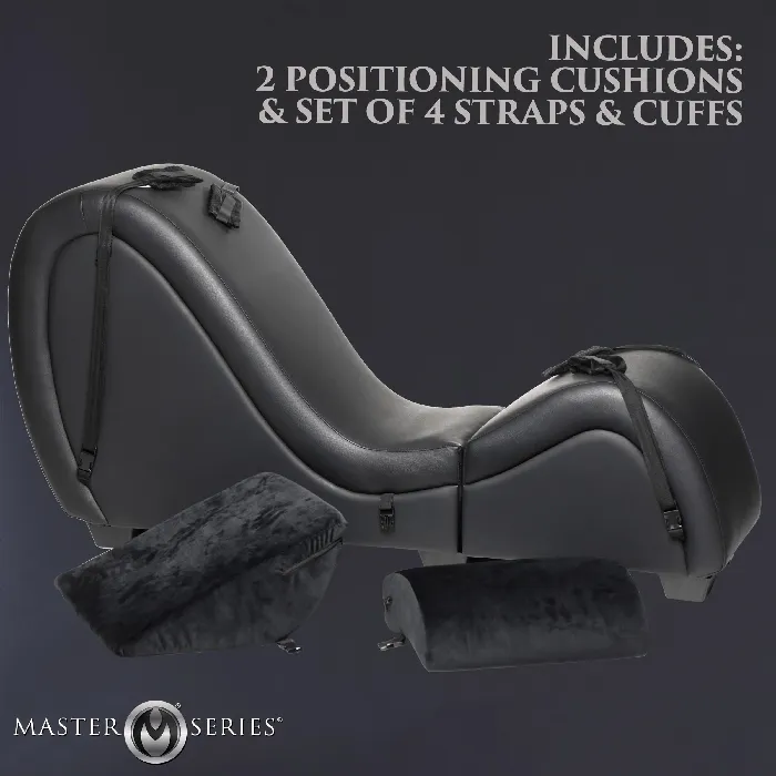 Master Series Kinky Sex Chaise With Love Pillows Master Series Male Sex Toys