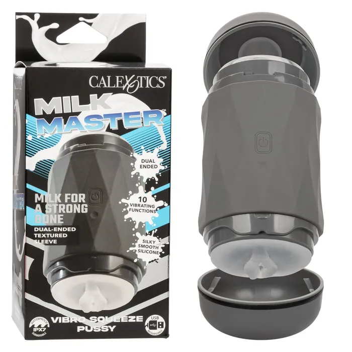 Milk Master Vibro Squeeze Pussy Calexotics Male Sex Toys