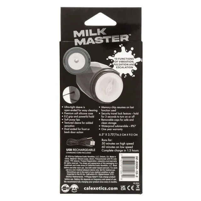 Milk Master Vibro Squeeze Pussy Calexotics Male Sex Toys