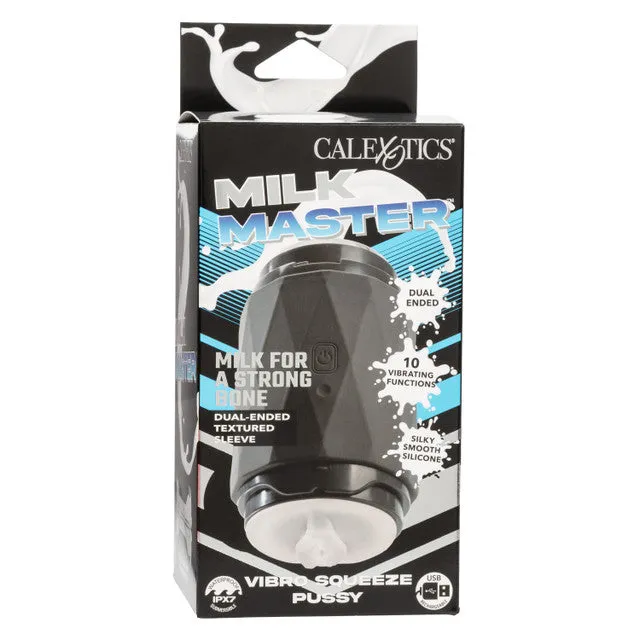 Milk Master Vibro Squeeze Pussy Calexotics Male Sex Toys