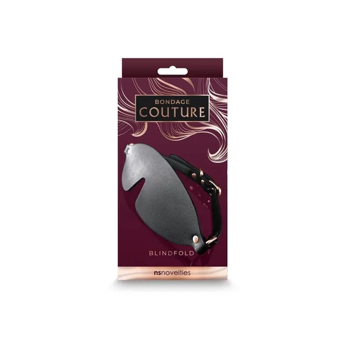 NS Novelties Bondage Couture Black Blind Fold NS Novelties Anal