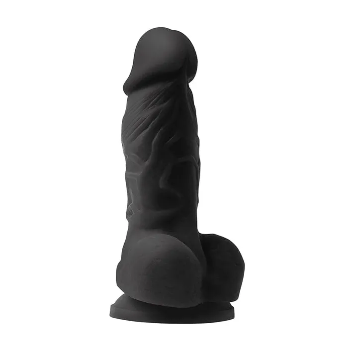 NS Novelties Colors Pleasures 4 Dildo Black NS Novelties Anal