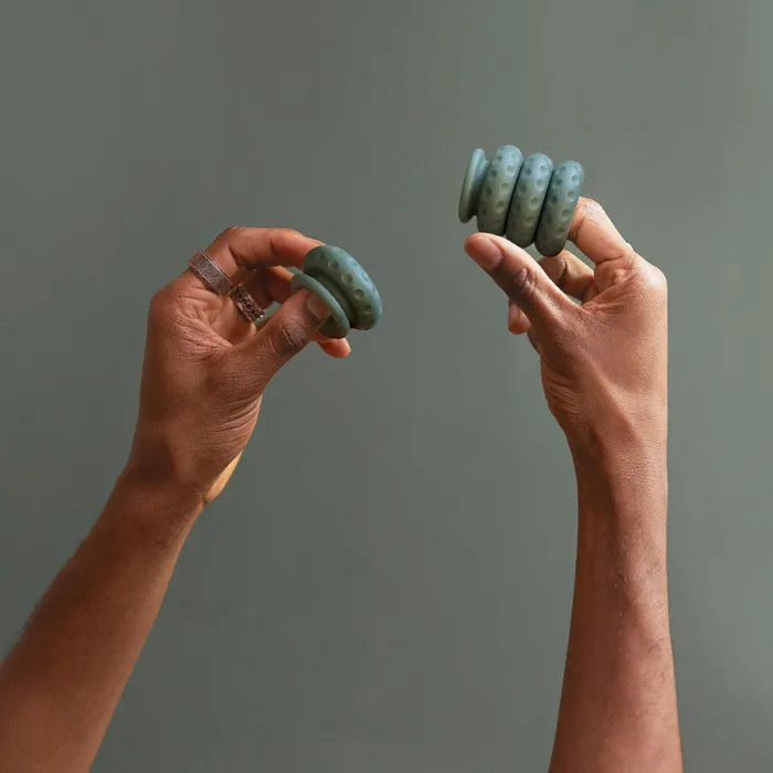 ohnut Ohnut Set of 4 Rings in Aloe Anal