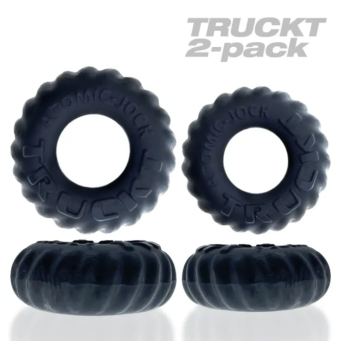 Oxballs Truckt Cockring 2 Pack Special Edition Night Oxballs Male Sex Toys