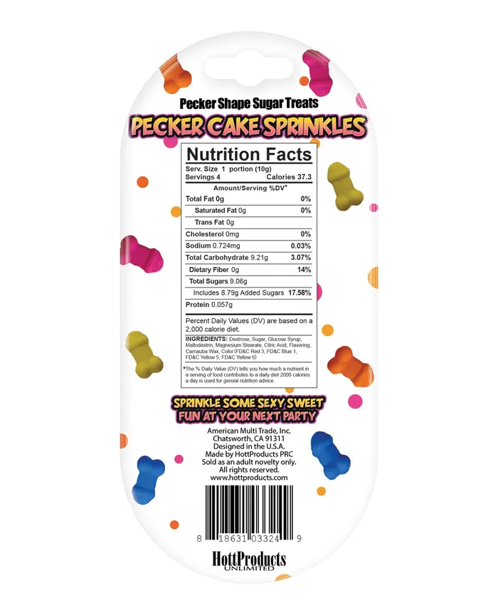 Pecker Cake Sprinkles Party Candy Hott Products Dildos