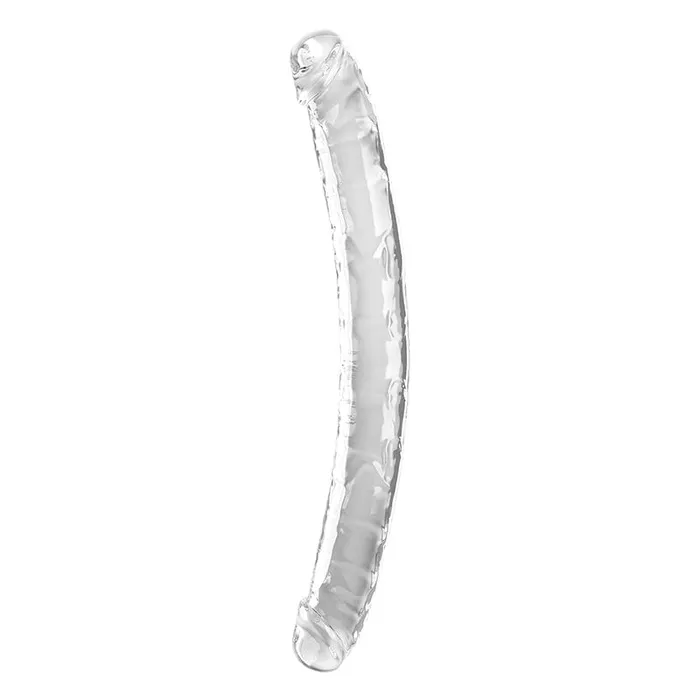 Pipedream Products Dildos Pipedream Products Double Trouble 18 Clear Dildo
