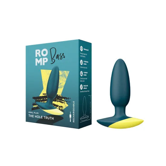 Romp Vibrating Anal Plug Green Male Sex Toys