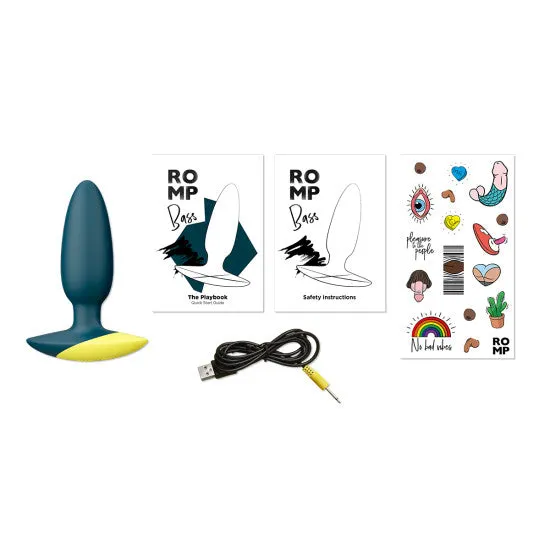 Romp Vibrating Anal Plug Green Male Sex Toys