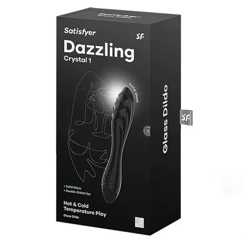 Satisfyer Dazzling Crystal 1 Glass Dildo Satisfyer Dildos