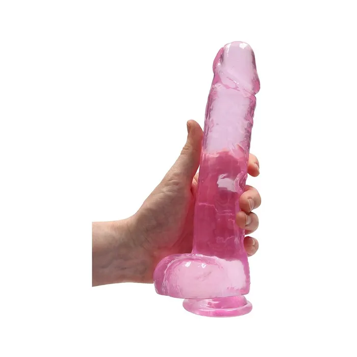 Shots Female Sex Toys REALROCK Crystal 9 in Realistic Dong with Balls Shots Female Sex Toys REALROCK Crystal 9 in Realistic Dong with Balls