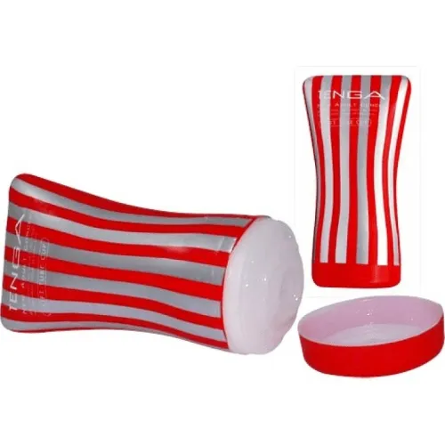 Sugar Sas Male Sex Toys Tenga Soft Case Cup Red