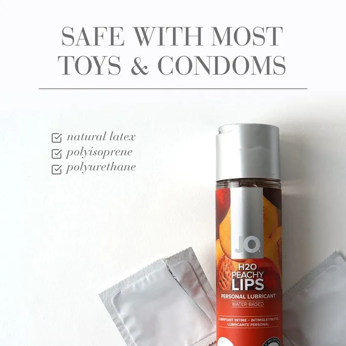 System JO Lubricants System JO H2O Peachy Lips Flavored Lubricant