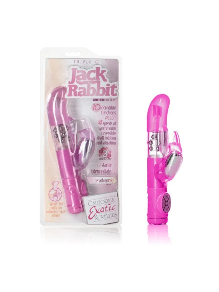 Vibrators CALIFORNIA EXOTIC NOVELTIES Triple G Jack Rabbit