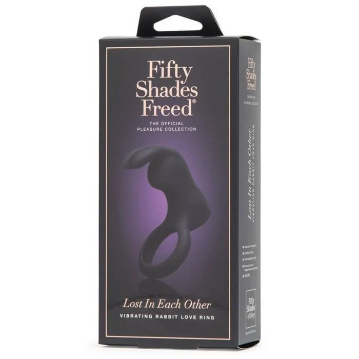 Vibrators Fifty Shades Freed Fifty Shades Freed Lost in Each Other Rechargeable Rabbit Love Ring