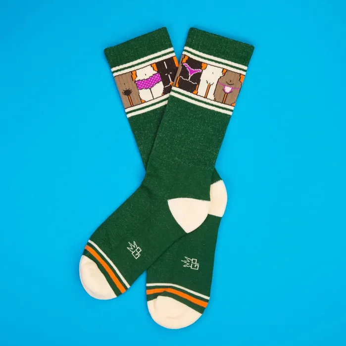 Vibrators Gumball Poodle Tush And Bush Gym Crew Socks