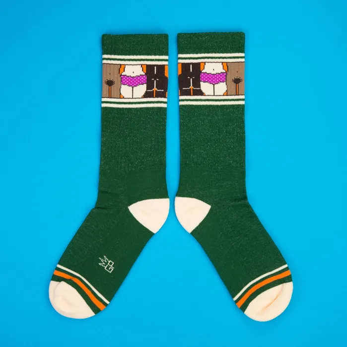 Vibrators Gumball Poodle Tush And Bush Gym Crew Socks