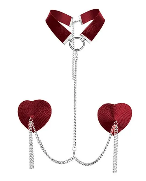 Vibrators Hott Products Nipplicious Dominatrix Collar Pasties