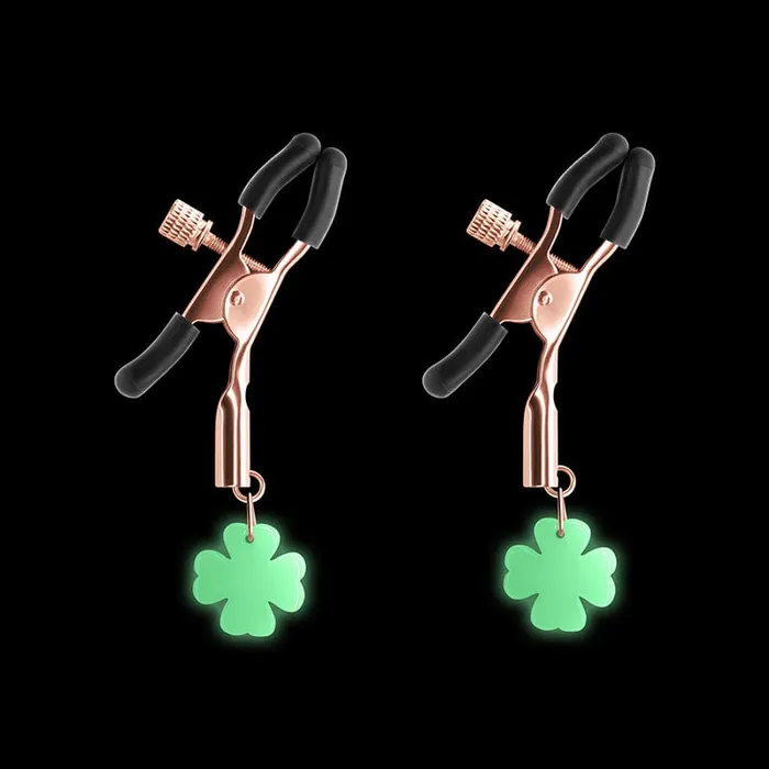 Vibrators NS Novelties NS Novelties G4 Bound Nipple Clamps Rose Gold