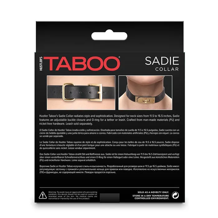 Vibrators NS Novelties NS Novelties Hustler Taboo Sadie Collar